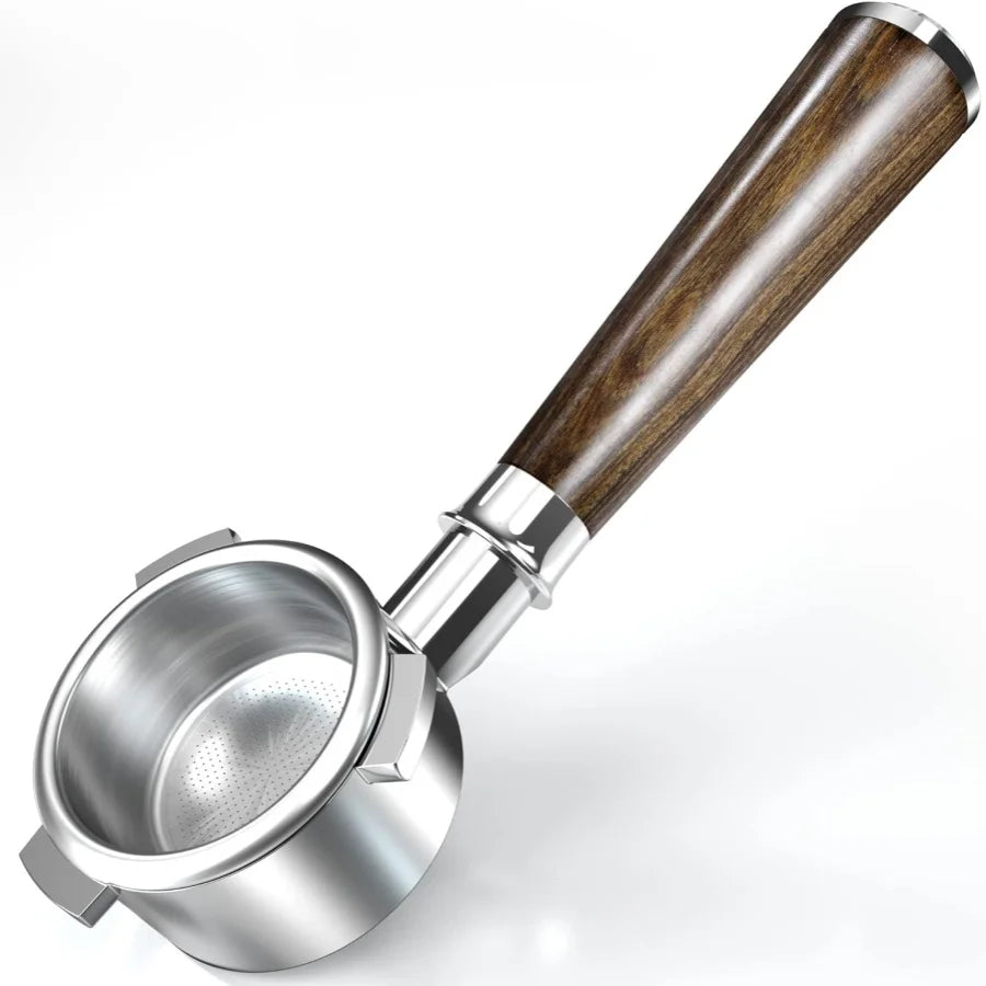 Timber | Bottomless Portafilter, Wood Handle | 54mm