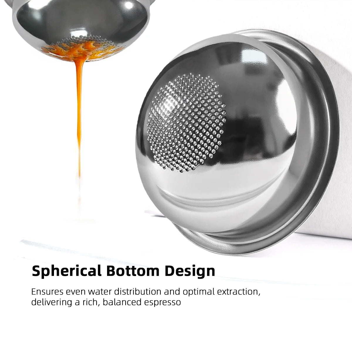Dome | Spherical-Bottom Basket | 58mm